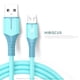 thumbnail image 1 of Câble Micro USB 5A en Gel de silice liquide, 0.25m/1m/1.5m/2m, cordon de données pour chargeur et téléphone Android, compatible avec Xiaomi Samsung OPPOGreen1,5m He Qiyong unisex, 1 of 1
