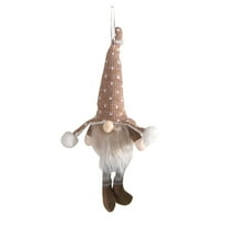 Christmas Old Man In The Forest With Lamp Hanging Leg Pendant for Christmas Tree Decorations and Holiday Display