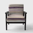 thumbnail image 3 of Designart "Shape Of Glam Purple" Upholstered Shabby Chic Accent Chair - Arm Chair, 3 of 5