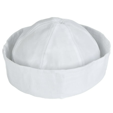 Summer Party Accessory Navy Sailor Adult Hats, White, One Size, 12 Pack