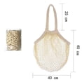 thumbnail image 5 of Bolsas esenciales para compras sostenibles, resistentes, orgánicas, lavables, ecológicas, no tóxicas, para ir de compras, hacer picnics y salir a pasear, 5 of 5