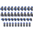 thumbnail image 1 of 40 piezas de conector neumático, accesorio neumático de 4 mm, accesorios rápidos de aire comprimido, 4 formas para sellar el tubo de aire comprimido, tipo Y/T/recto/ángulo, 1 of 5