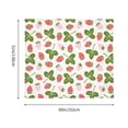 thumbnail image 4 of Bingfone Polyester Fabric Tapestry Strawberry Floral Wall Hanging Tapestry,Daily Decorative Tapestry for Bedroom Living Room Dorm 60L x 51W Inches, 4 of 7