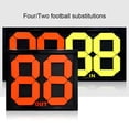 thumbnail image 4 of Sonducket Tarjeta de sustitución de fútbol hermosa y práctica tablero de sustitución de fútbol multifunción llamativa pantalla fluorescente Gimnasios en casa Sonducket OD027012-00, 4 of 6