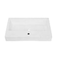 thumbnail image 5 of Voltaire Wide Rectangle Vessel Sink in Static Marble, 5 of 12