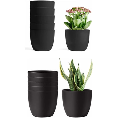 5 Inch and 6 Inch Self Watering Planter Pot Set of 12 | Walmart Canada