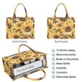 thumbnail image 2 of Large Capacity Tote Bag,Yellow Sunflower Art Pattern Handbag Fashion Luxury Tote Bag,15.7"x13"x 5.1" Inches,Laptop Compatible, 2 of 5