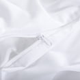 thumbnail image 5 of RUIKASI 3-Piece Ruched Pinch Pleat Geometric Duvet Cover Set with Corner Ties and Hidden Zipper,Pillowcases&Shams,Pintuck Bedding Set (90in*90in)Queen,White, 5 of 5