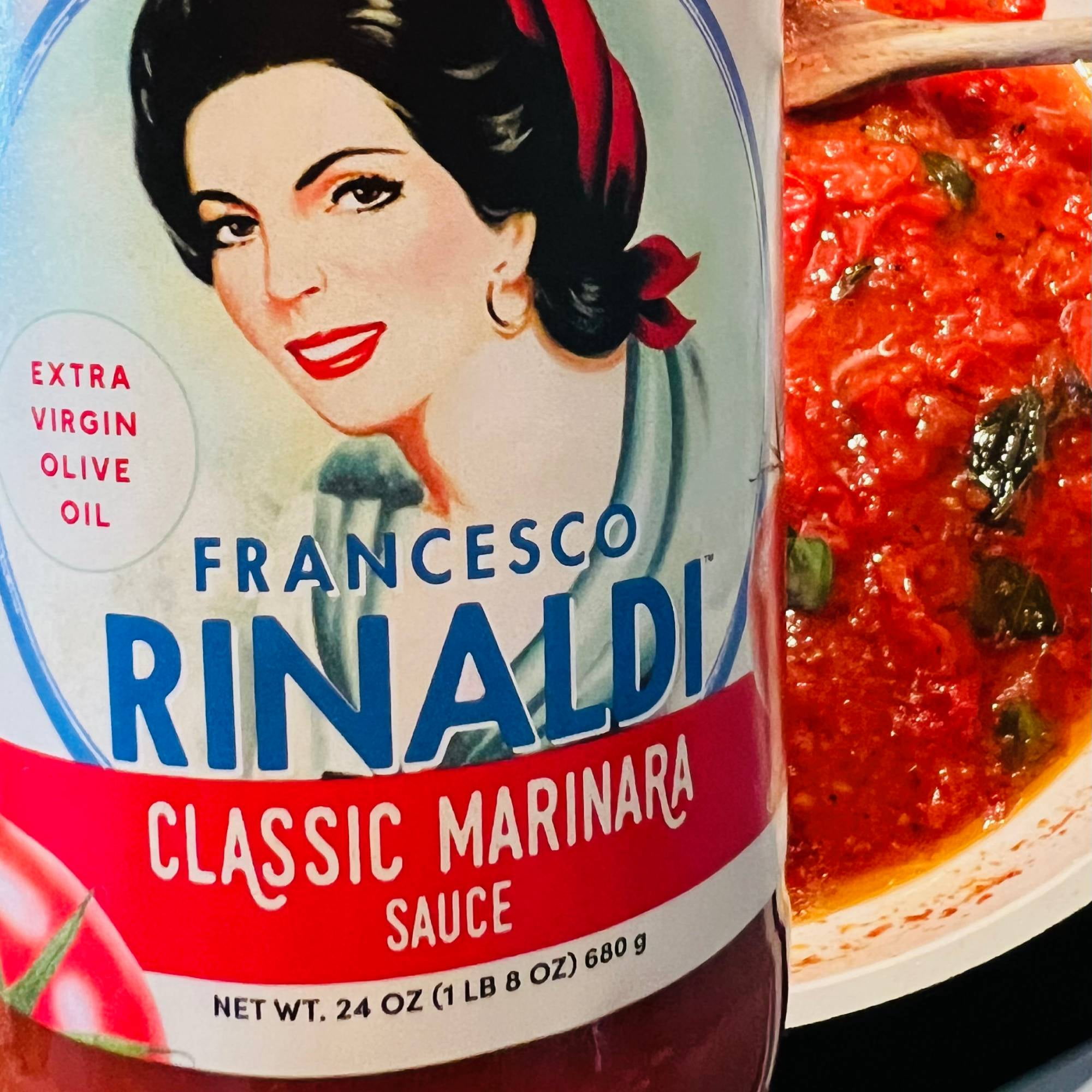 (4 pack) Francesco Rinaldi, Classic Marinara Sauce, 24 Oz, Low Fat, Gluten-Free, No Saturated Fat