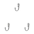 thumbnail image 4 of Colgador de pared Cateissary de Aleación de zinc para toallas y Ropa color cromo, 4 of 6