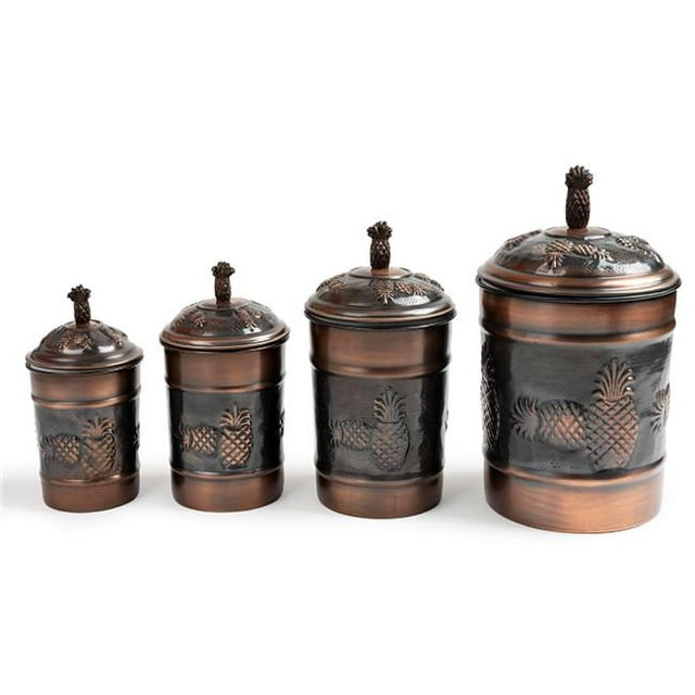 Nusteel TG-590AC-1 Contenant en Cuivre Antique Ananas de 1 qt