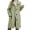 Z-Green599, variant on Girls Outerwear Coats Long Sleeve Classic Trench Breasted Long Style With Lapel Collar Timeless For School And Casual Wear Trendy Kids Jacket