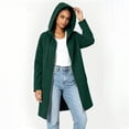 thumbnail image 5 of Nowekniz Women's Zip Up Hoodie, Long Tunic Fleece Sweatshirt Jacket, Long Sleeve Casual Fall Outerwear Coat with Pockets, 2026 Trendy Fall Outfits, 5 of 5