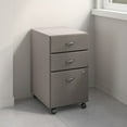 thumbnail image 2 of Bush Series A Pewter 3 Drawer Mobile Pedestal - Assembled WC14553PSU, 2 of 7