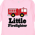 thumbnail image 4 of Inktastic Little Firefighter Fire Engine Boys or Girls Long Sleeve Toddler T-Shirt, 4 of 5