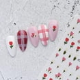 thumbnail image 5 of Tulip Nail Sticker Small Flower Petal Leaf Nail Sticker Waterproof Tape Back, 5 of 6