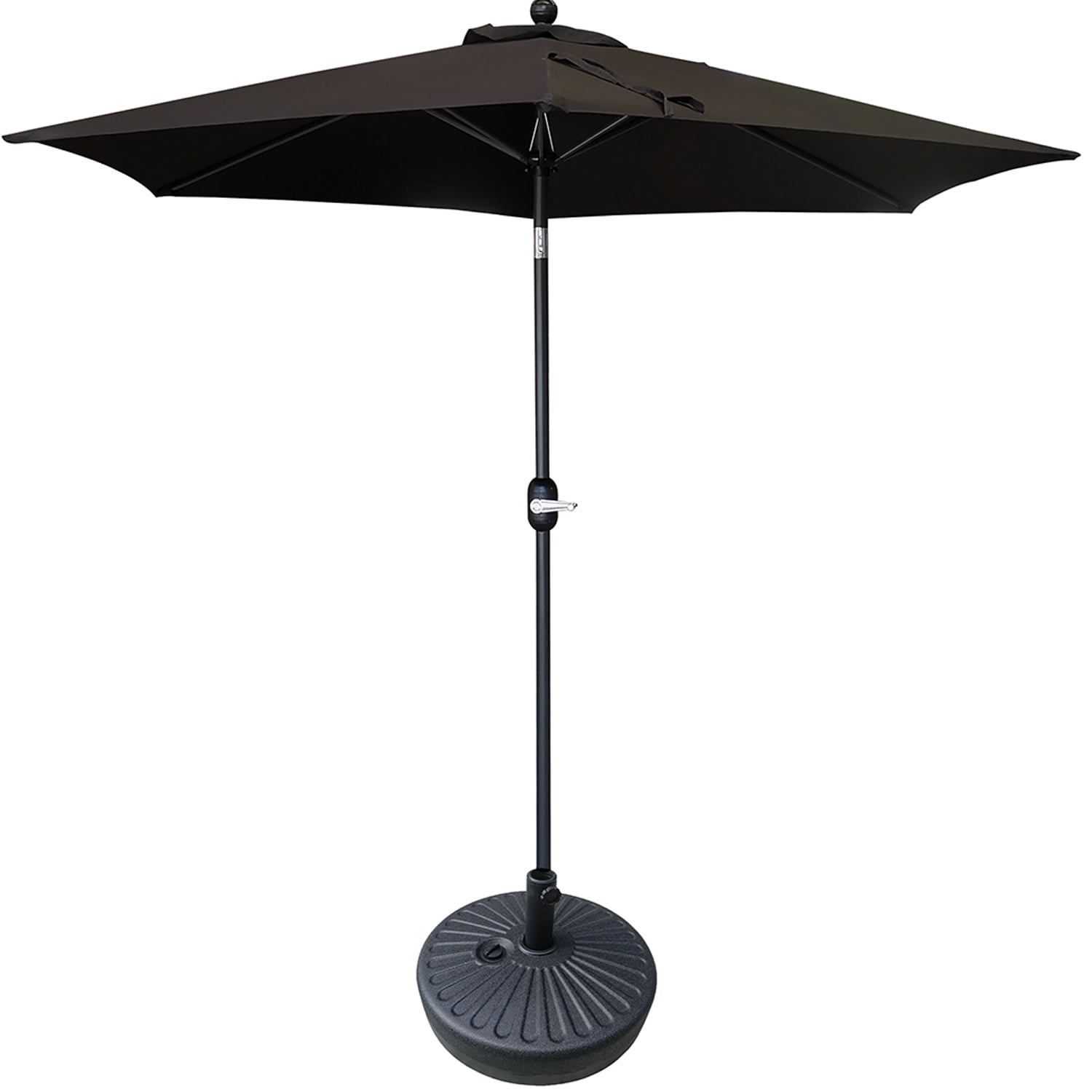 9FT Outdoor Patio Table Market Umbrella with 6 Ribs Adjustment Large
