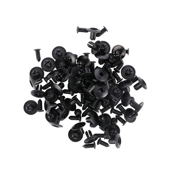 50Pcs Plastic Rivets for Car Bumper Fixator for Automobiles Auto Bumper