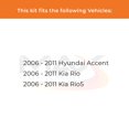 thumbnail image 2 of Kit de frenos delanteros Max Advanced Brakes Hyundai Accent Kia Rio, 2 of 9