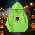 thumbnail image 4 of Grblisyd Girls Oversized Hoodies Halloween Long Sleeve Pullover Sweatshirts Kids Fashion Casual Outfits Fall Winter Clothes, 4 of 6