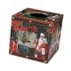 thumbnail image 1 of Caja de pañuelos navideña Macarena dispensador de pañuelos soporte Ligero retro almacenamiento servilletas verde, 1 of 8
