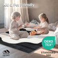 thumbnail image 4 of ODIKA 6'x9' Machine Washable Non-Slip Area Rug, Shadow Play Abstract High Traffic Rug, Black, 144443, 4 of 7