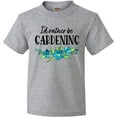 thumbnail image 3 of Inktastic I'd Rather Be Gardening Blue Flowers Youth T-Shirt, 3 of 5