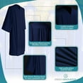 thumbnail image 7 of Endea Graduation Matte Navy Blue Graduation Gown, 7 of 7