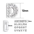 thumbnail image 4 of Cuentas de diamantes de imitación de 8 mm con letras en inglés para hacer tú mismo, adecuadas para pulseras, pulseras y accesorios de joyería, 4 of 5