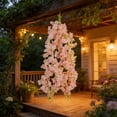 thumbnail image 6 of PBAZIH Artificial Wisteria Vines Faux Silk Flowers for Wedding Garden Party Wall Decor, Versatile Hanging Decor with Natural Look, No Maintenance Everlasting Beauty, 6 of 6