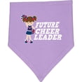thumbnail image 2 of Inktastic Future Cheerleader White Baby Bandana Bib, 2 of 4