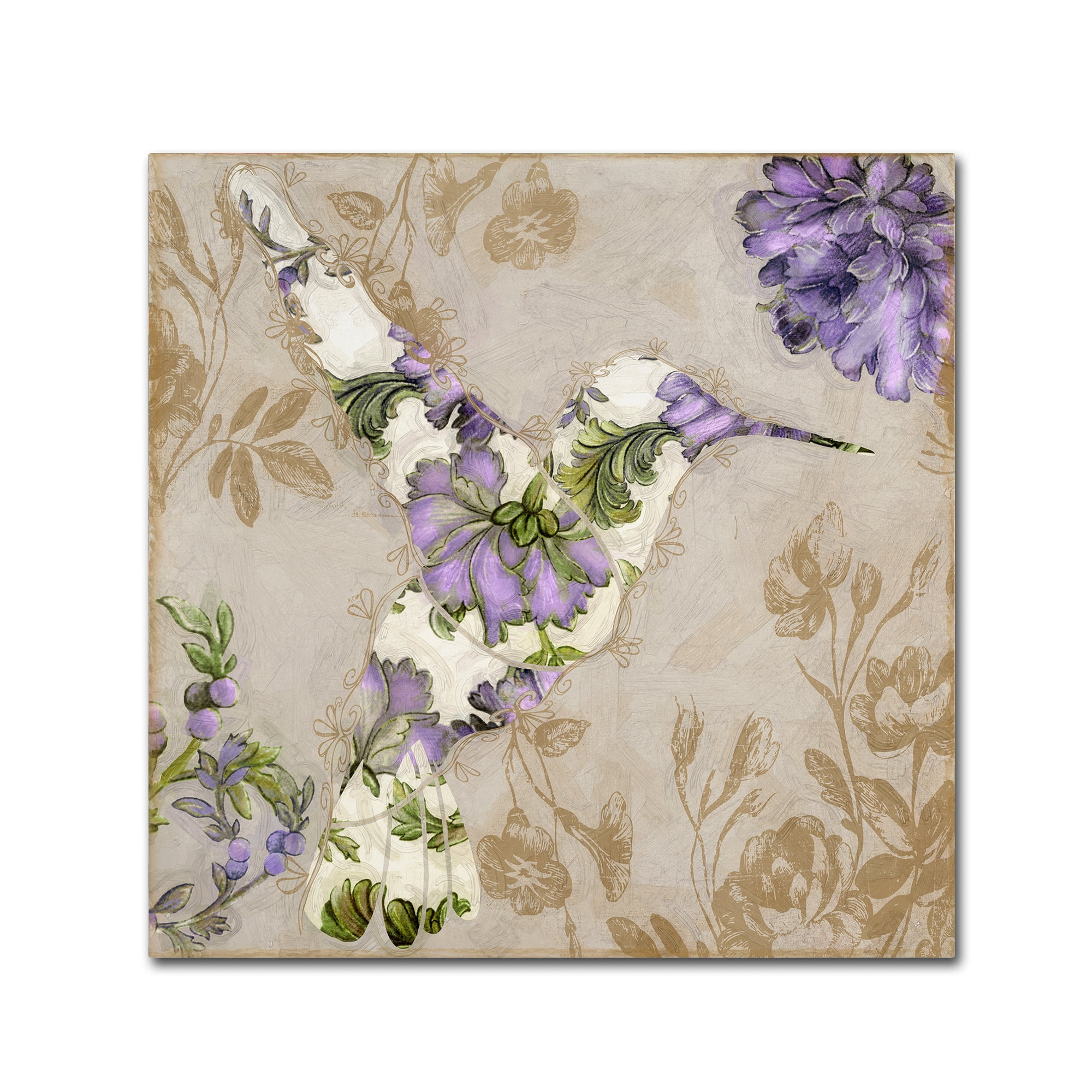 Trademark Fine Art "Winged Tapestry IV" Canvas Art by Color Bakery