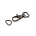 thumbnail image 2 of Dritz 1/2" Swivel Hooks & D-Rings, 12 Sets, Gunmetal, 2 of 4