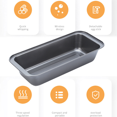 thumbnail image 3 of Loaf Pan, Ideal for Bread Baking for Home Kitchen and Catering, 3 of 5