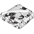 thumbnail image 4 of Penguin Throw Blankets for Girls Kids Warm Flannel Couch Sofa Bed Blanket 50''''x60'''', 50 in x 60 in, 4 of 6