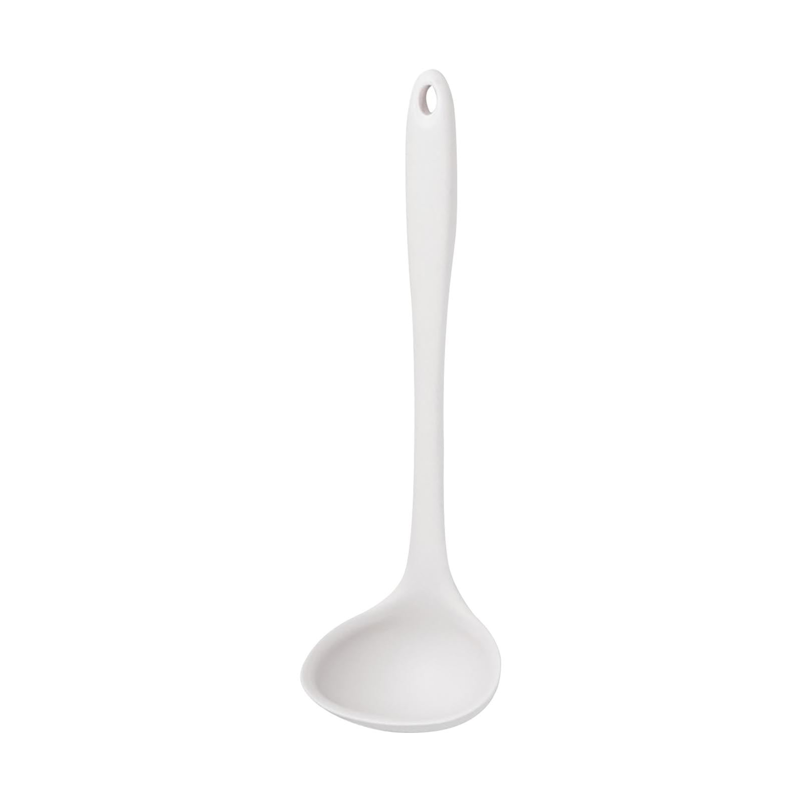 Vikakiooze clearance under 10,Silicone Soup Ladle Spoon with
