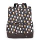 thumbnail image 1 of Balery Snowflake Cream Hot Cocoa Mochila de Cuero para Mujeres, Gran Capacidad, Bolsa de Viaje Multifuncional, Mochila de Cuero y Bolsa de Hombro para Mujeres, 1 of 4