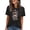#1_Black, variant on 2025 Women's Boho Floral Print T-Shirt - Short Sleeve Cotton Crew Neck Top | Loose Casual Summer Graphic Tee with Vintage Style
