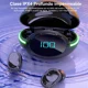 thumbnail image 3 of Auriculares in-ear gamer inalámbricos AxiDun USB Y80 negro con luz negro LED, 3 of 8