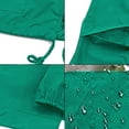 thumbnail image 5 of iHPH7 Hiking Rain Jacket Women Zip Up Jacket Waterproof Rain Jacket Women Waterproof Trench Coat Women Travel Rain Coats for Women Packable Waterproof Jackets for Women Light Green XL, 5 of 9