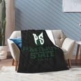 thumbnail image 6 of Portland State University Fleece Blanket, Very Soft Microfiber Flannel Blanket for Couch Warm and Cozy for All Seasons, 6 of 6