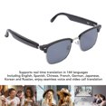 thumbnail image 4 of Smart Bluetooth Sunglasses, Language Translator Smart Glasses Bluetooth 5.3 144 Languages Real Time Translation  for Travel Business Driving for Men Women, 4 of 7