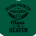 thumbnail image 4 of Inktastic Handpicked for Earth by My Mimi in Heaven with Angel Wings Boys or Girls Baby Bib, 4 of 4