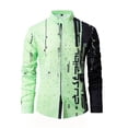 thumbnail image 1 of Camisa de fiesta informal de moda con cuello alto nueva para hombre, camisa 3D suave, cómoda y elegante a la moda, 1 of 6