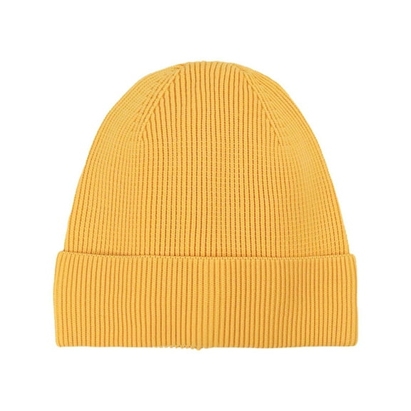 HAiming Women Men Knit Hat Ribbed Solid Color Warm Cuff Strenchy Soft Caps for Running Cycling Snow Ski
