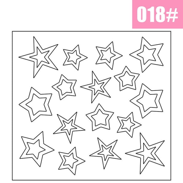 2 hojas de tira de manicura francesa blanca, forma de arte de uñas, guías de punta de flecos, pegatina, herramienta de decoración de puntas de línea DIY Tan Jianjun unisex