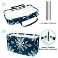 thumbnail image 4 of Snowflake Large Capacity Reusable Oxford Cloth Laundry Organizer: Foldable Laundry Basket, Bag, and Picnic Basket, 4 of 7