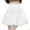 #954 White, variant on Felirenzacia Women Bubble Mini Skirt Ruched High Waist A Line Short Skirt Ruffle Hem Slim Fit Skater Skirts