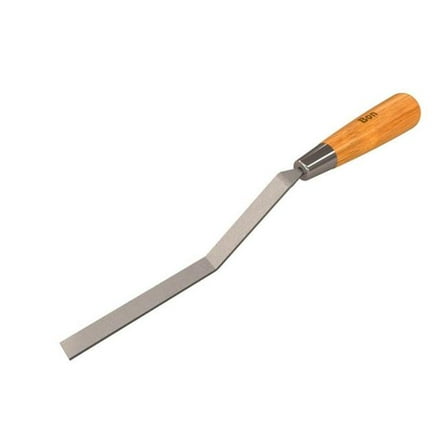 Bon Tool 11-740 Tuckpoint Trowel - Square End with 0.5 in. Wood Handle