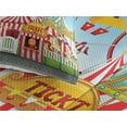 thumbnail image 3 of Ambesonne Landscape Quilted Coverlet 3 Pcs, Carnival Many Rides, Queen Size, Multicolor, 3 of 4